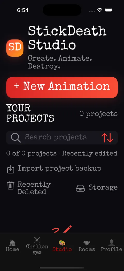 Project library at the largest accessibility text size